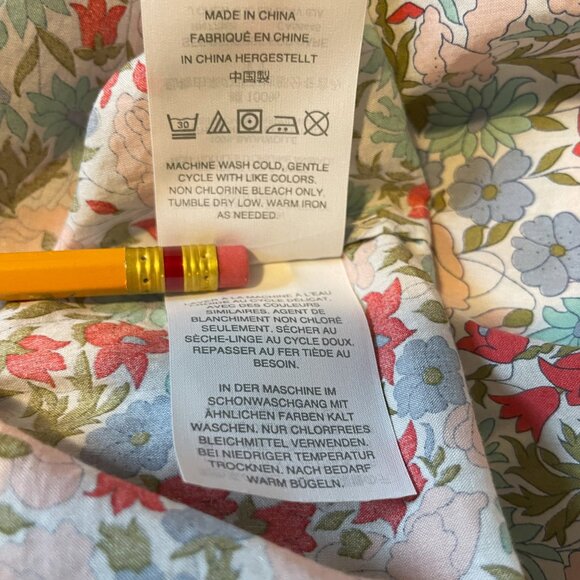 J. Crew x Liberty of London Poppy and Daisy floral print peasant blouse - Picture 13 of 14